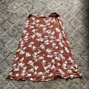 Billabong Floral Midi Skirt